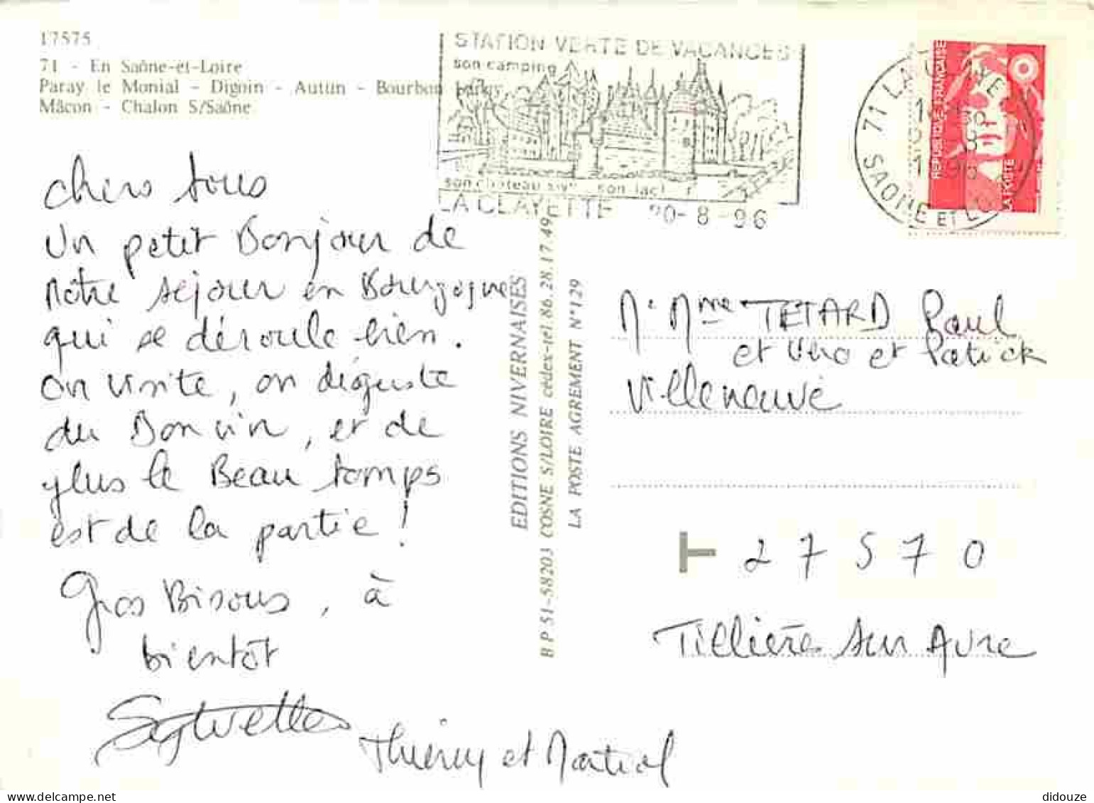 71 - Saone Et Loire - Multivues - Flamme Postale - CPM - Voir Scans Recto-Verso - Altri & Non Classificati