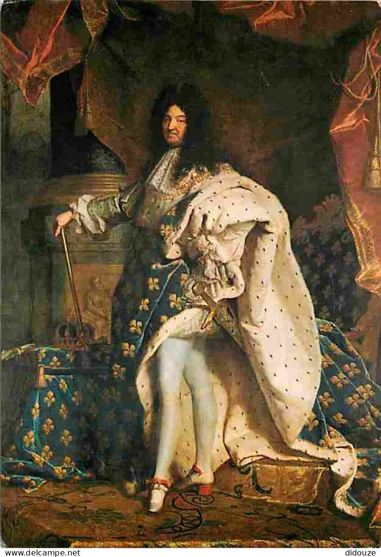 Art - Peinture - Rigaud Hyacinthe - Portrait De Louis XIV - CPM - Voir Scans Recto-Verso - Pintura & Cuadros