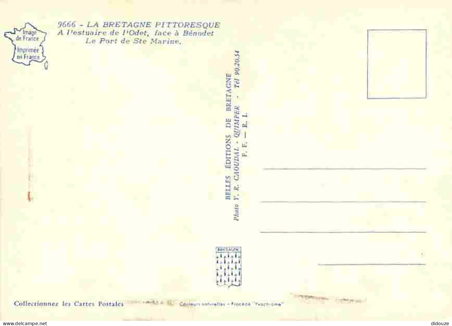 29 - Sainte Marine - Le Port - L'estuaire De L'Odet Face à Benodet - Voir Scans Recto Verso  - Combrit Ste-Marine