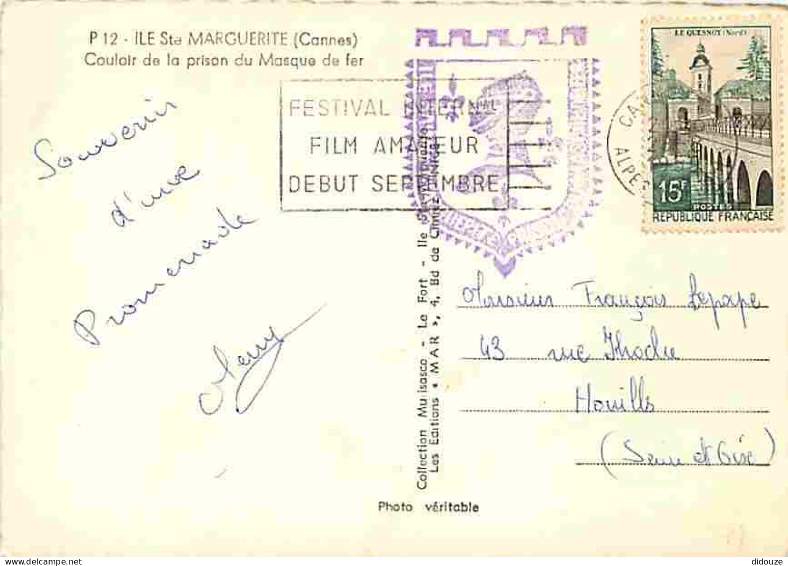 06 - Ile Sainte Marguerite - Couloir De La Prison Du Masque De Fer - CPM - Voir Scans Recto-Verso - Sonstige & Ohne Zuordnung