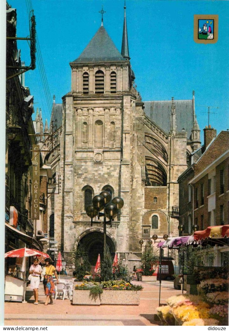 02 - Saint Quentin - La Rue Piétonnière Et La Basilique - CPM - Voir Scans Recto-Verso - Saint Quentin