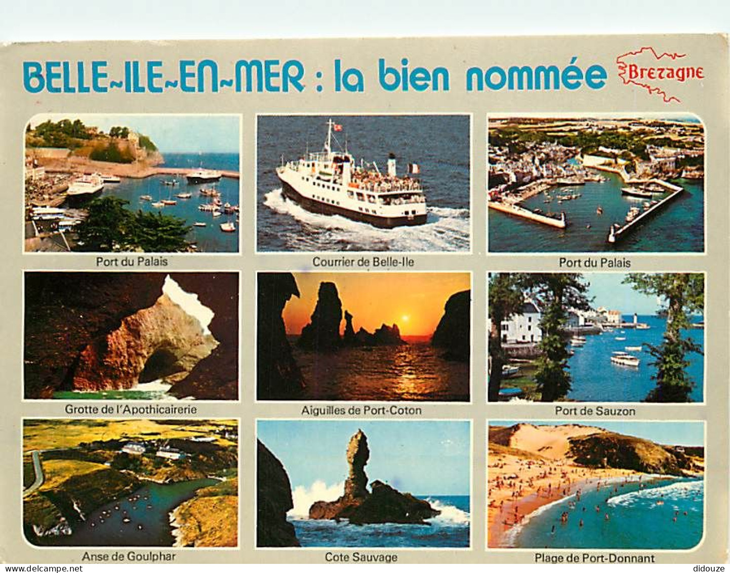 56 - Belle Ile En Mer - Multivues - CPM - Voir Scans Recto-Verso - Belle Ile En Mer