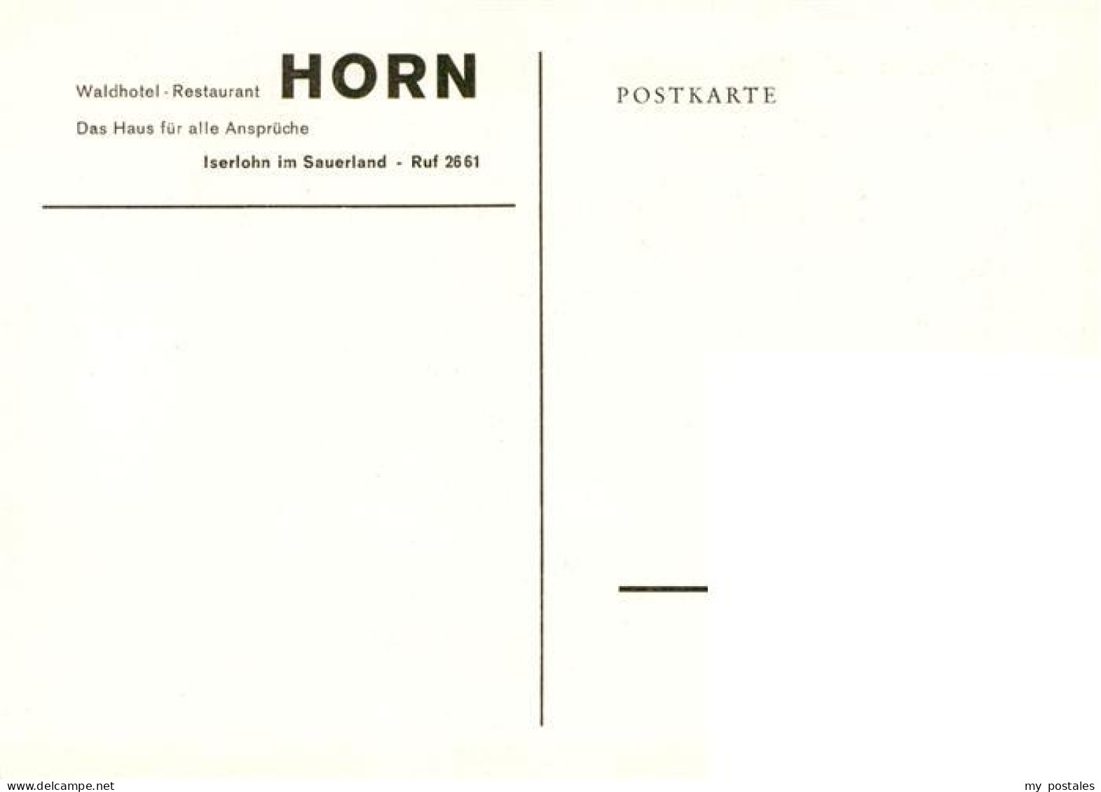 73885060 Iserlohn Waldhotel Restaurant Horn Minigolfanlage  Iserlohn - Iserlohn