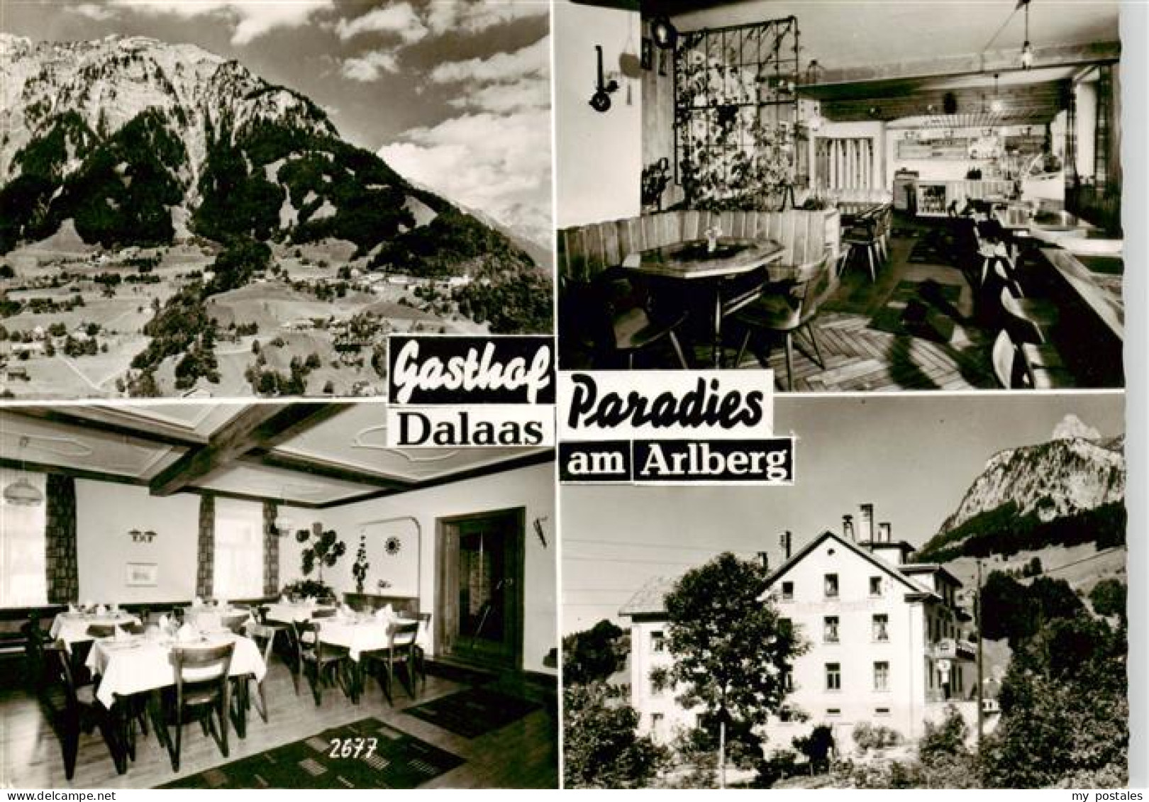 73885039 Dalaas Gasthof Paradies Am Arlberg Gastraeume Panorama Dalaas - Autres & Non Classés