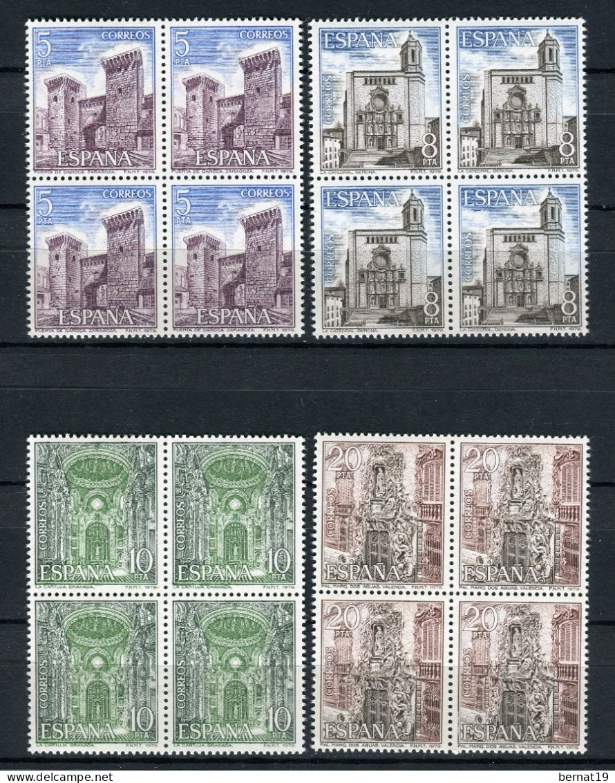 España 1979 completo x 4 (en bloques de 4) ** MNH.