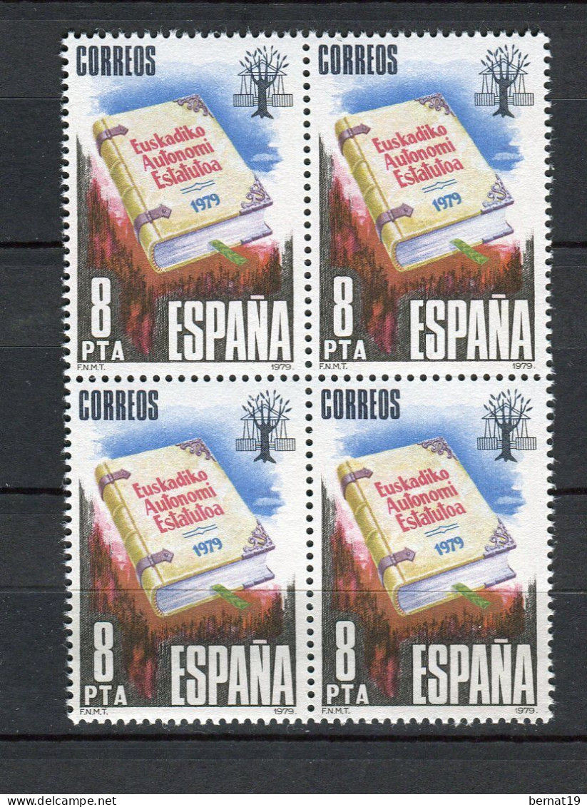 España 1979 completo x 4 (en bloques de 4) ** MNH.