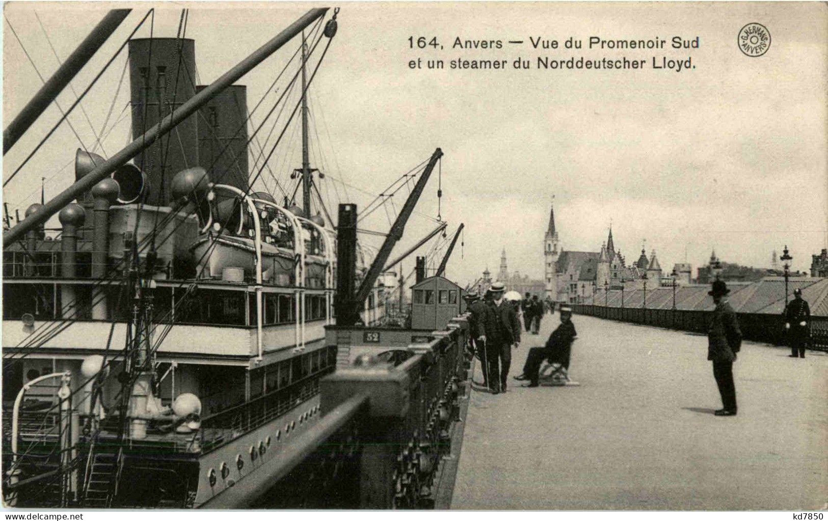 Anvers - Steamer Norddeutscher Lloyd - Antwerpen