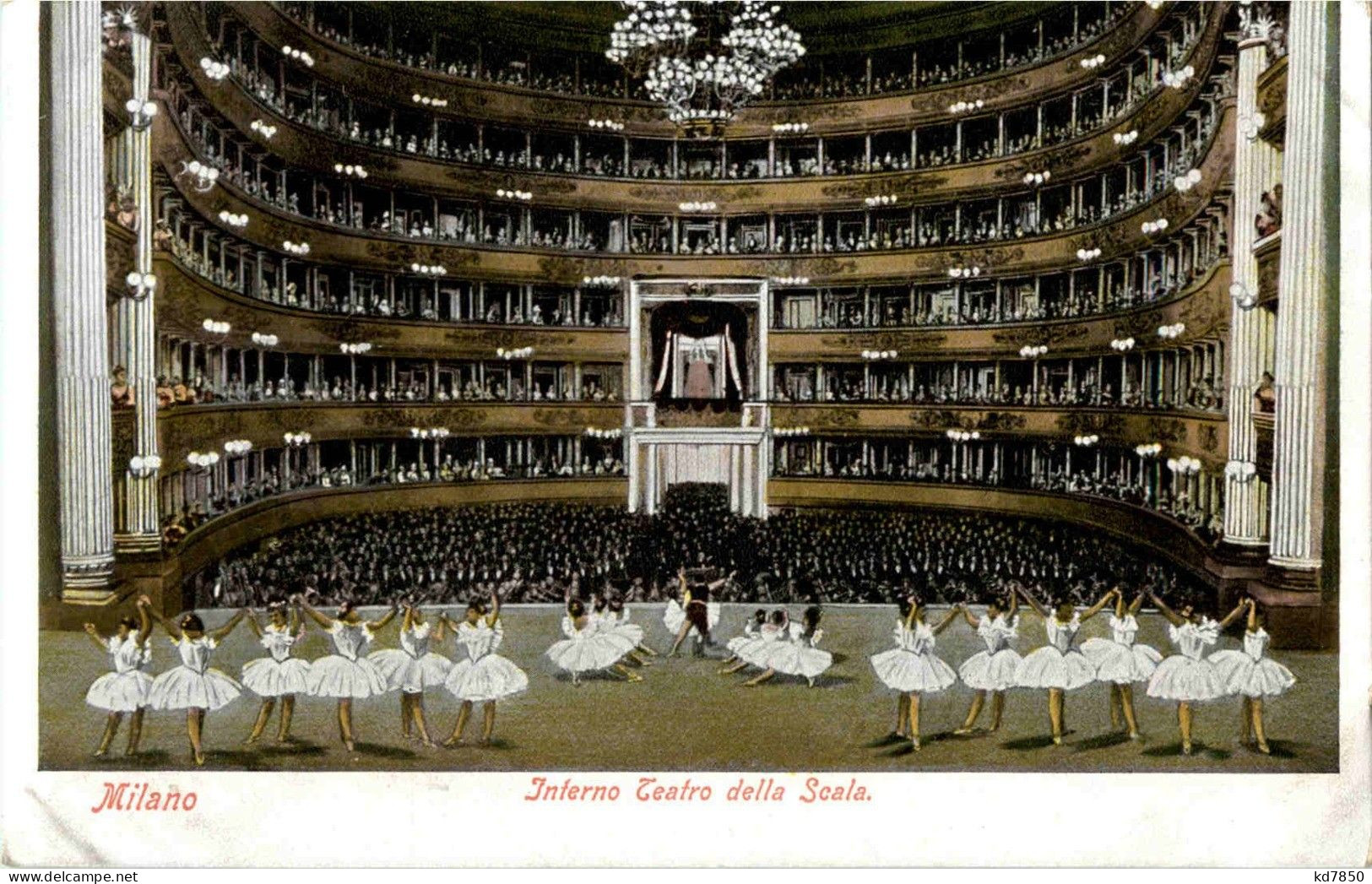 Milano - Interno Teatro Della Scala - Milano (Mailand)