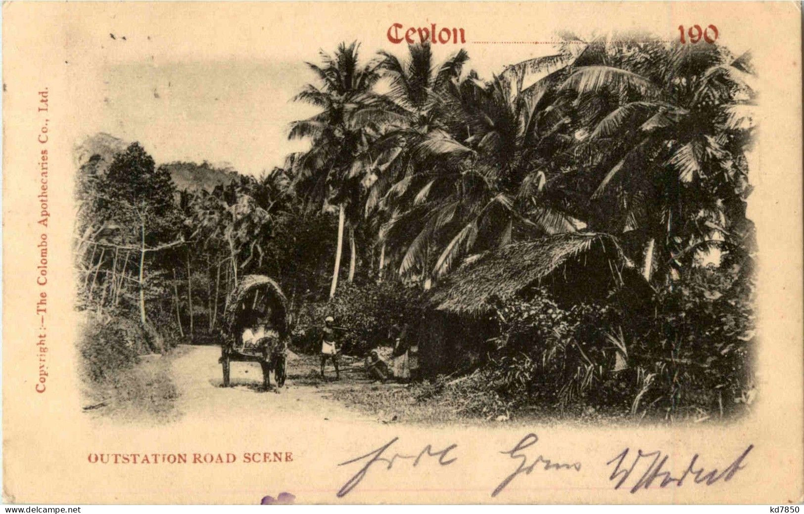 Outstation Road Scene - Sri Lanka (Ceylon)
