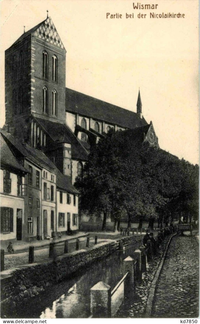 Wismar - Partie Bei Der Nicolaikirche - Wismar