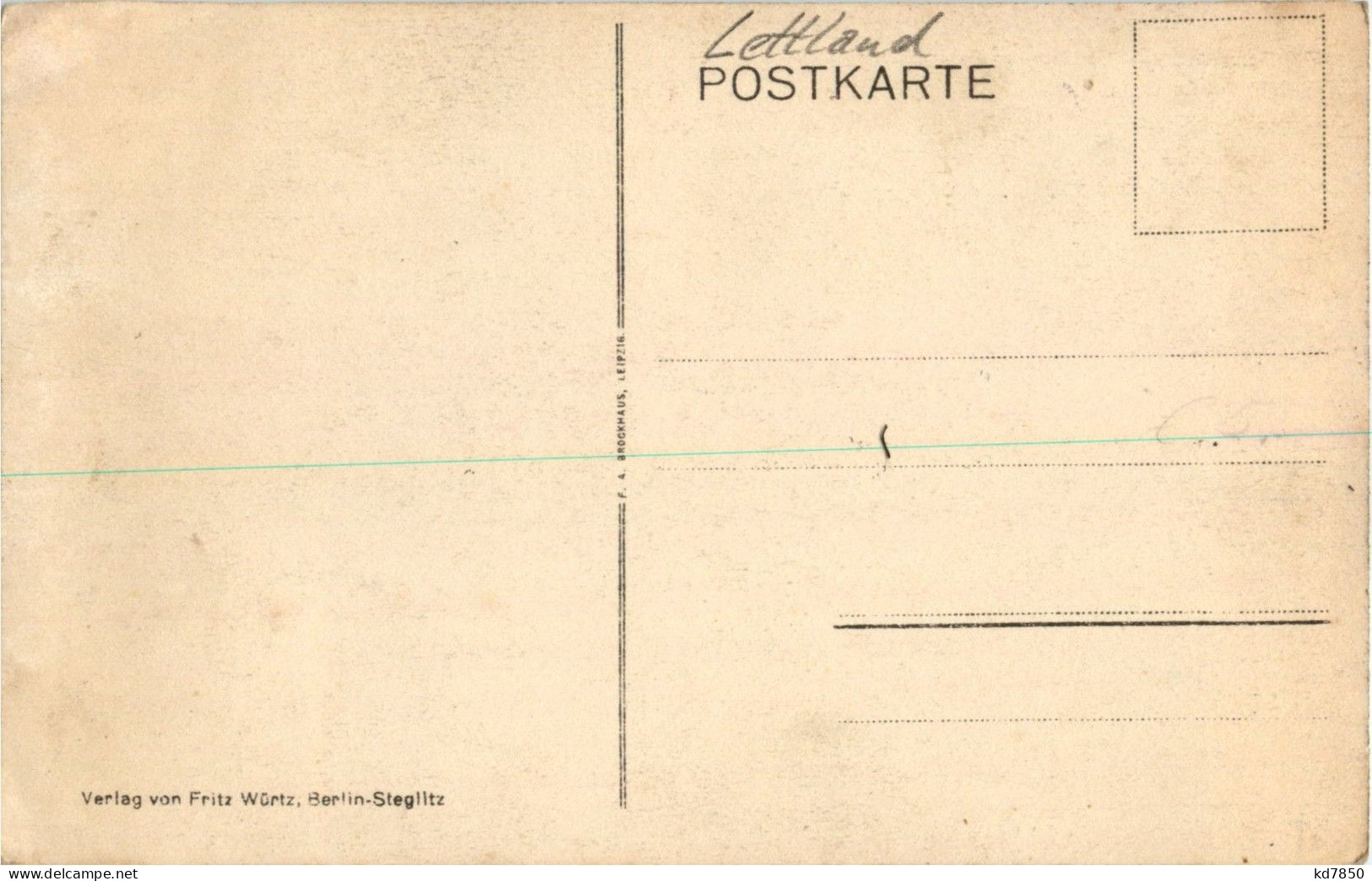 Mitau - Künstlerkarte Muder - Lettland