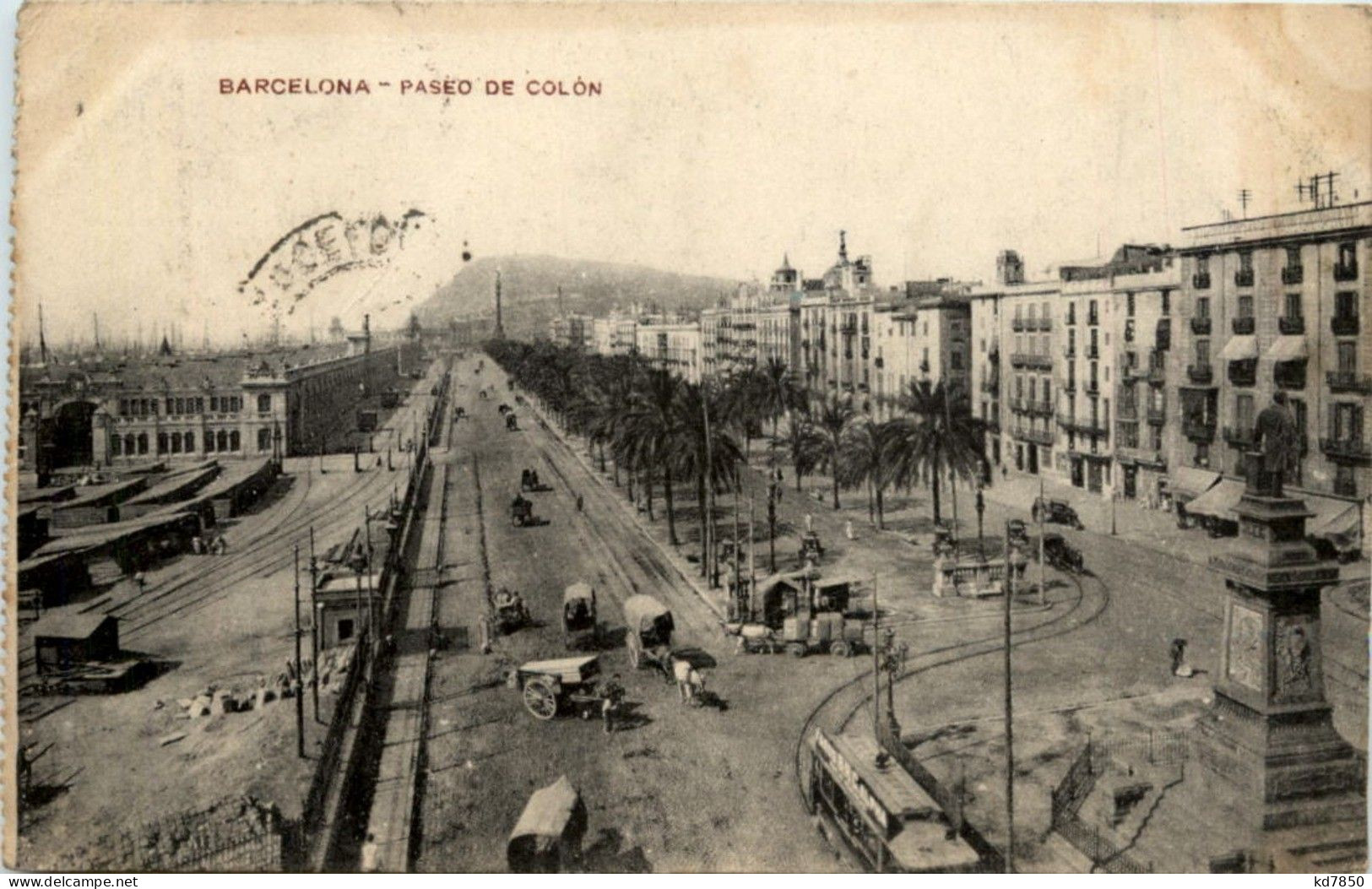 Barcelona - Paseo De Colon - Barcelona