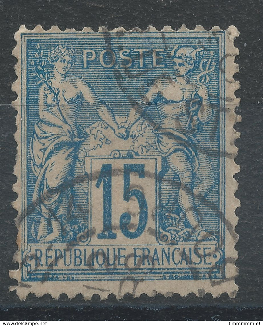 Lot N°82802   N°101, Oblitéré Cachet à Date De PARIS_14 "R.DE STRASBOURG" - 1876-1898 Sage (Type II)