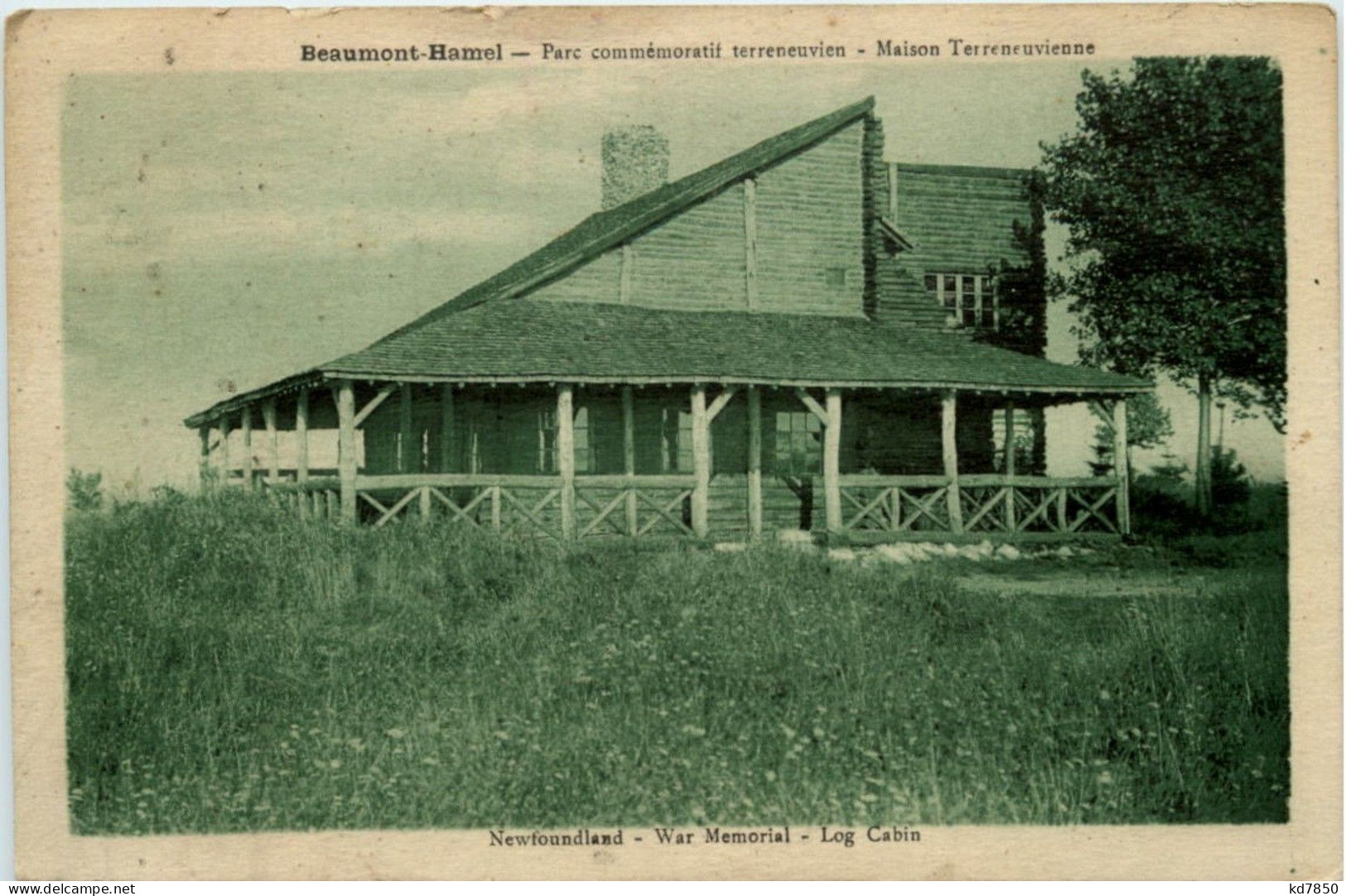 Beaumont Hamel - War Memorial - Log Cabin - Autres & Non Classés