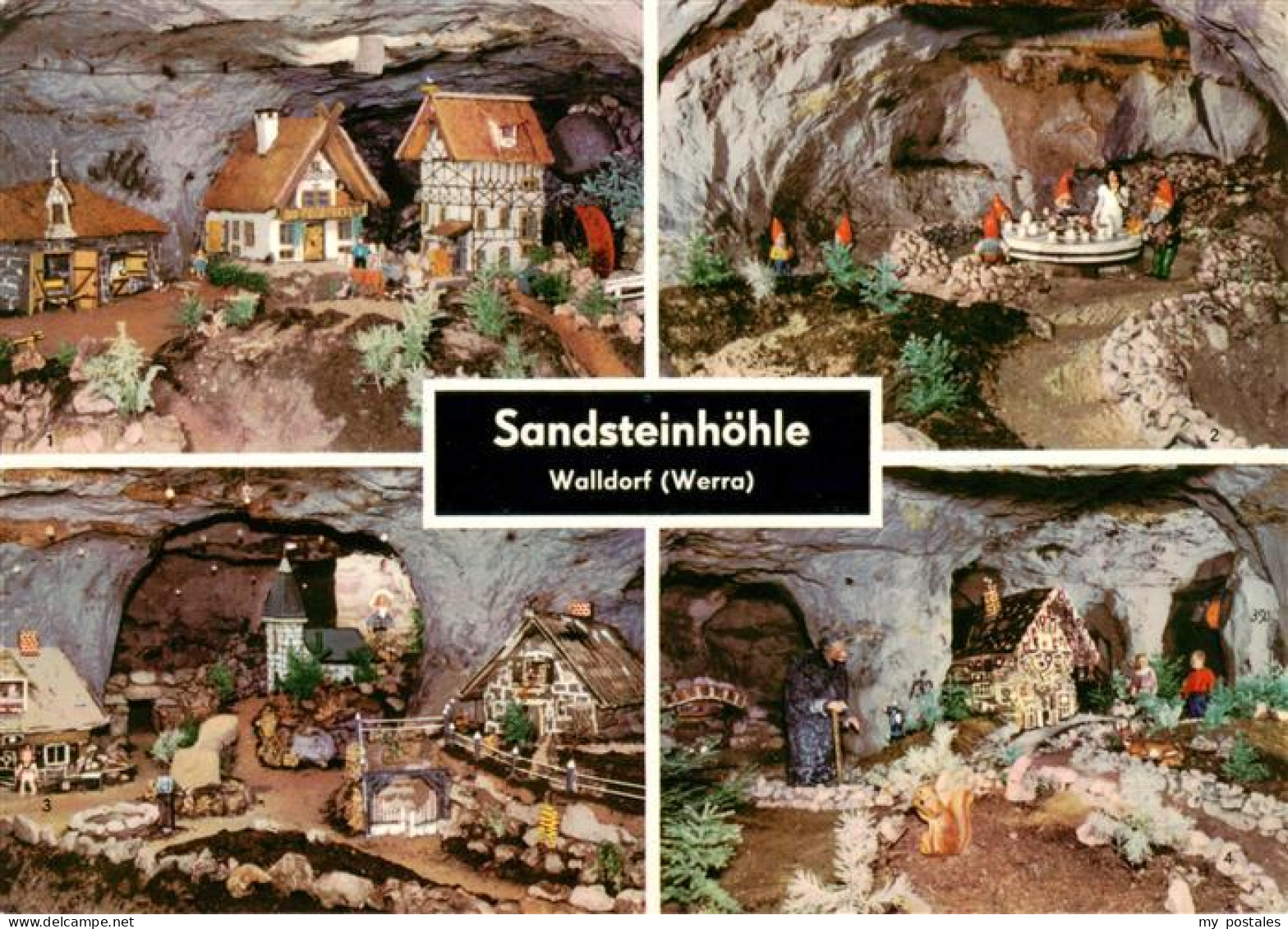 73884950 Walldorf Hessen Sandsteinhoehle Muehle Im Tal Schneewittchen Und Die Si - Moerfelden-Walldorf