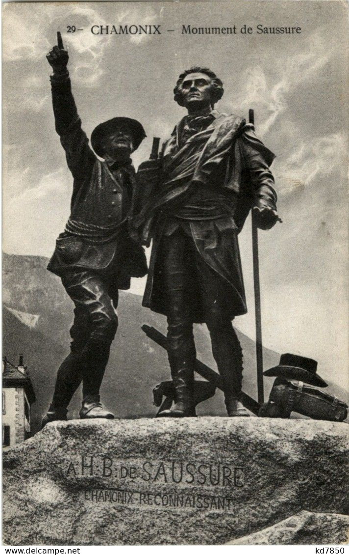 Chamonix - Monument De Saussure - Chamonix-Mont-Blanc