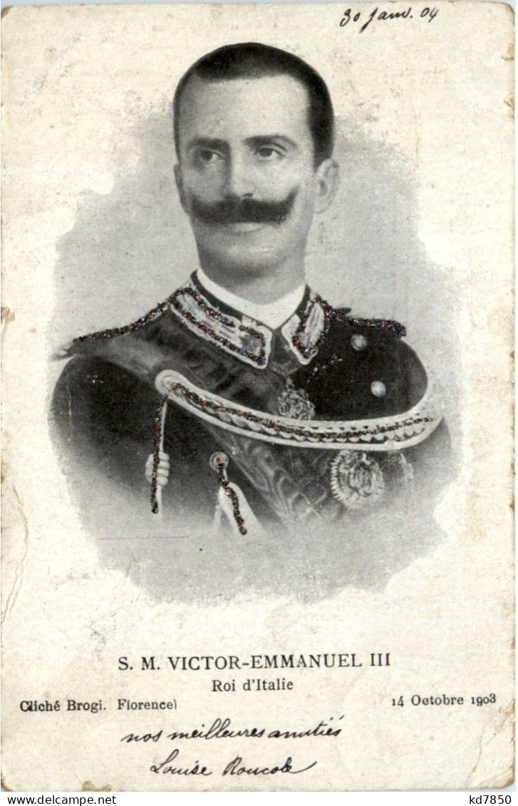 S. M. Victor Emmanuel III - Roi D Italie - Case Reali