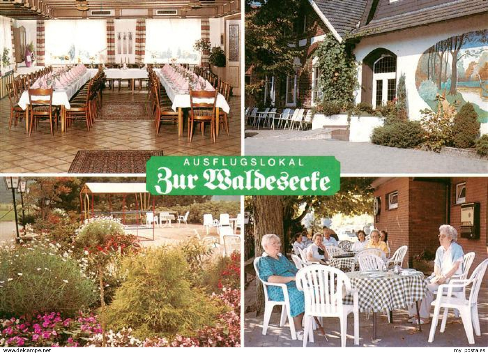 73884933 Stadtlohn-Bueren Ausflugslokal Zur Waldesecke Speisesaal Gartenterrasse - Stadtlohn