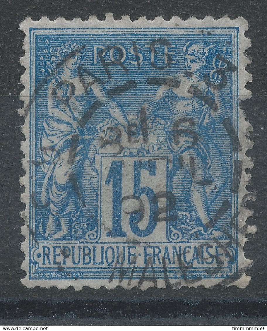 Lot N°82803   N°101, Oblitéré Cachet à Date De PARIS 3 "Bard MALESHERBES 6" - 1876-1898 Sage (Tipo II)