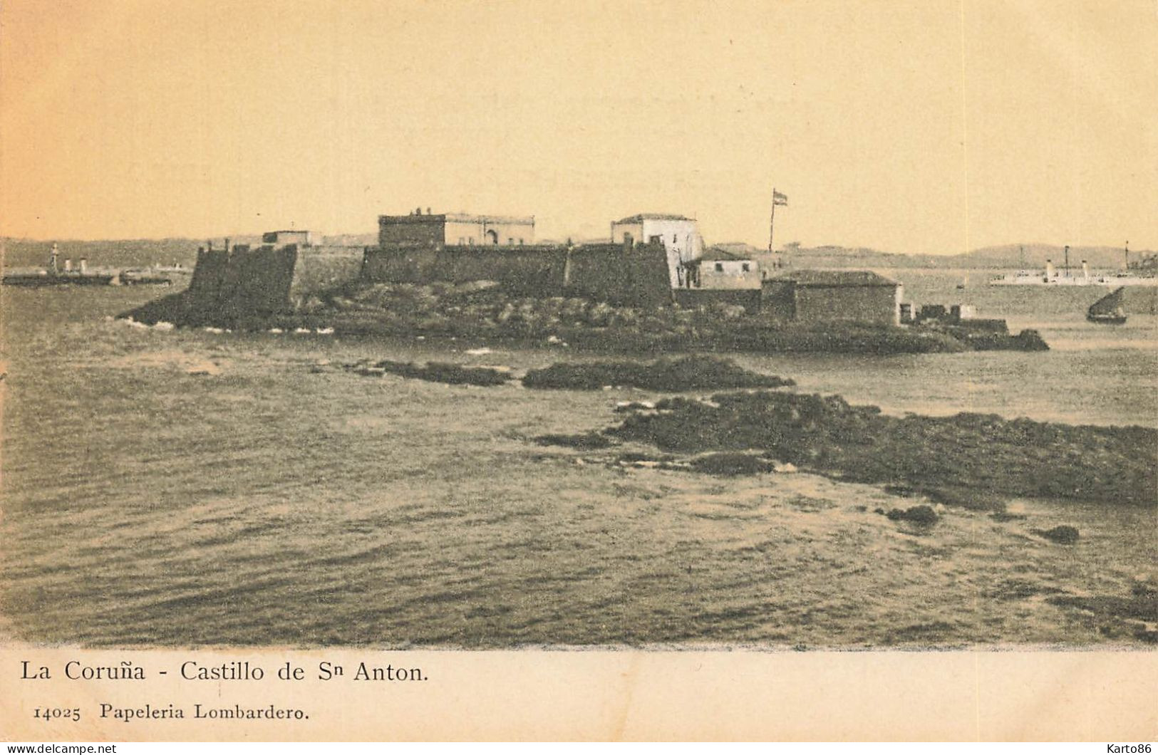 La Coruna * Castillo De San Anton * Espana La Corogne Galicia - La Coruña