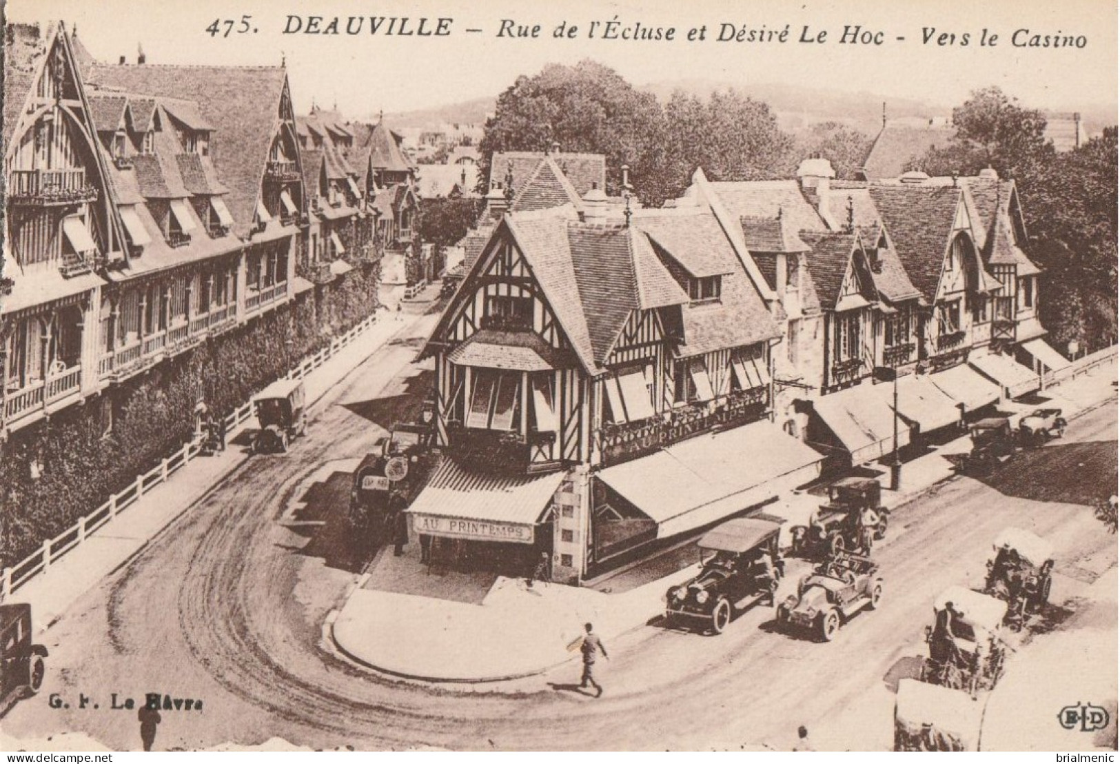 DEAUVILLE  Rue De L'Ecluse Et Désiré Le Hoc - Deauville