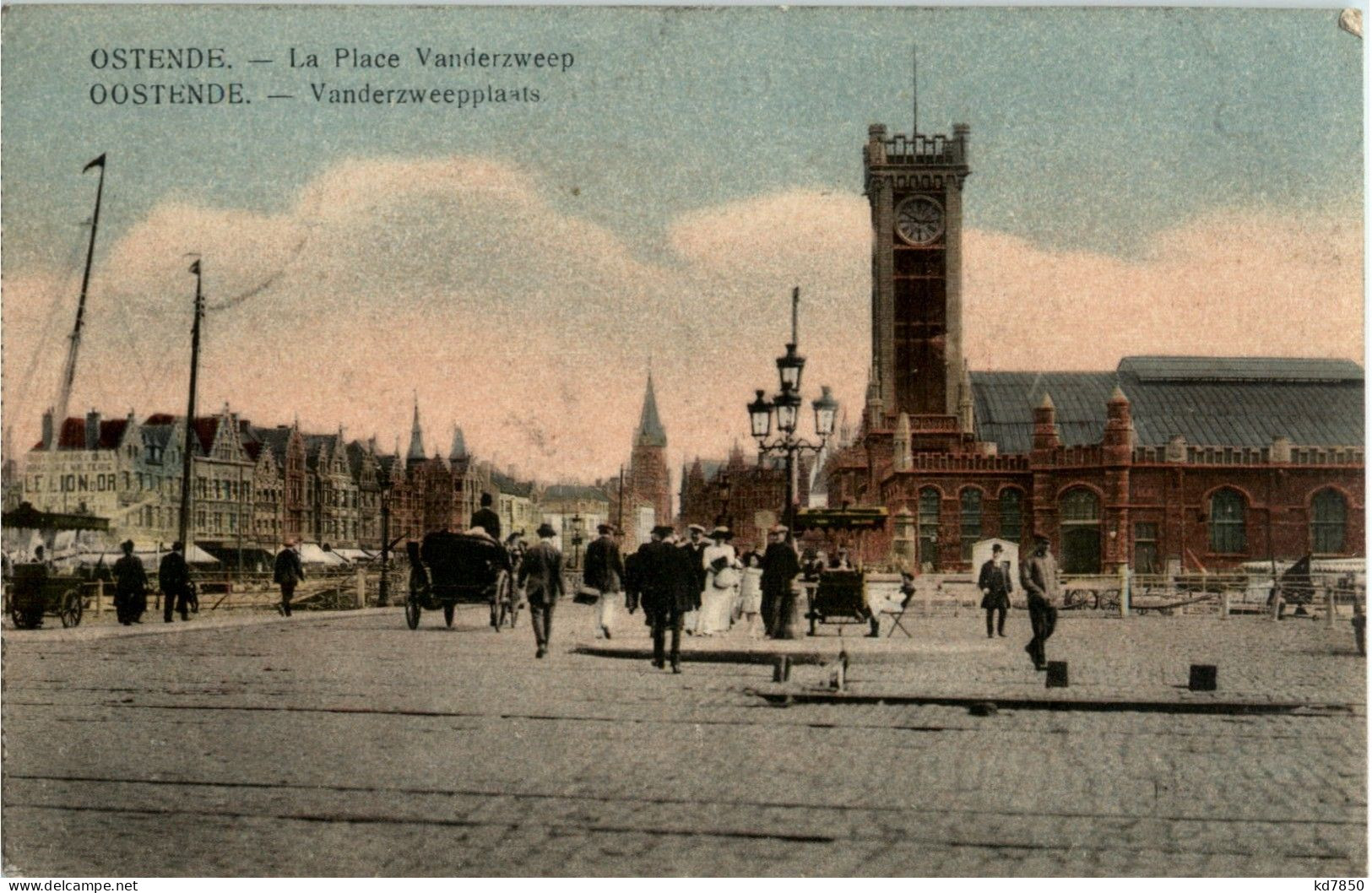 Ostende - La Place Vanderzweep - Oostende