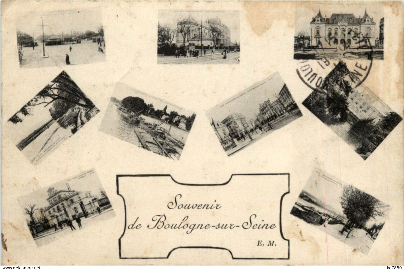 Souvenir De Boulogne Sur Seine - Boulogne Billancourt