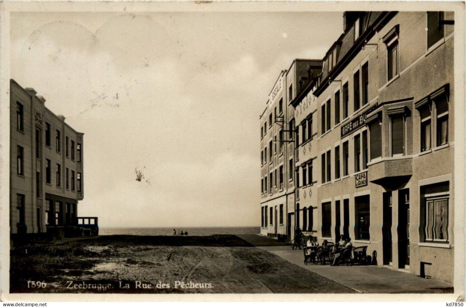 Zeebrugge - La Rue Des Pecheurs - Zeebrugge