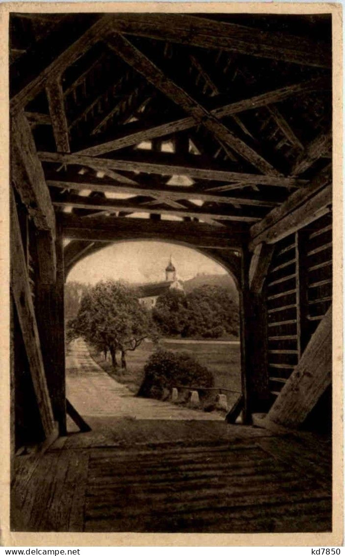 Beuron - Holzbrücke - Sigmaringen