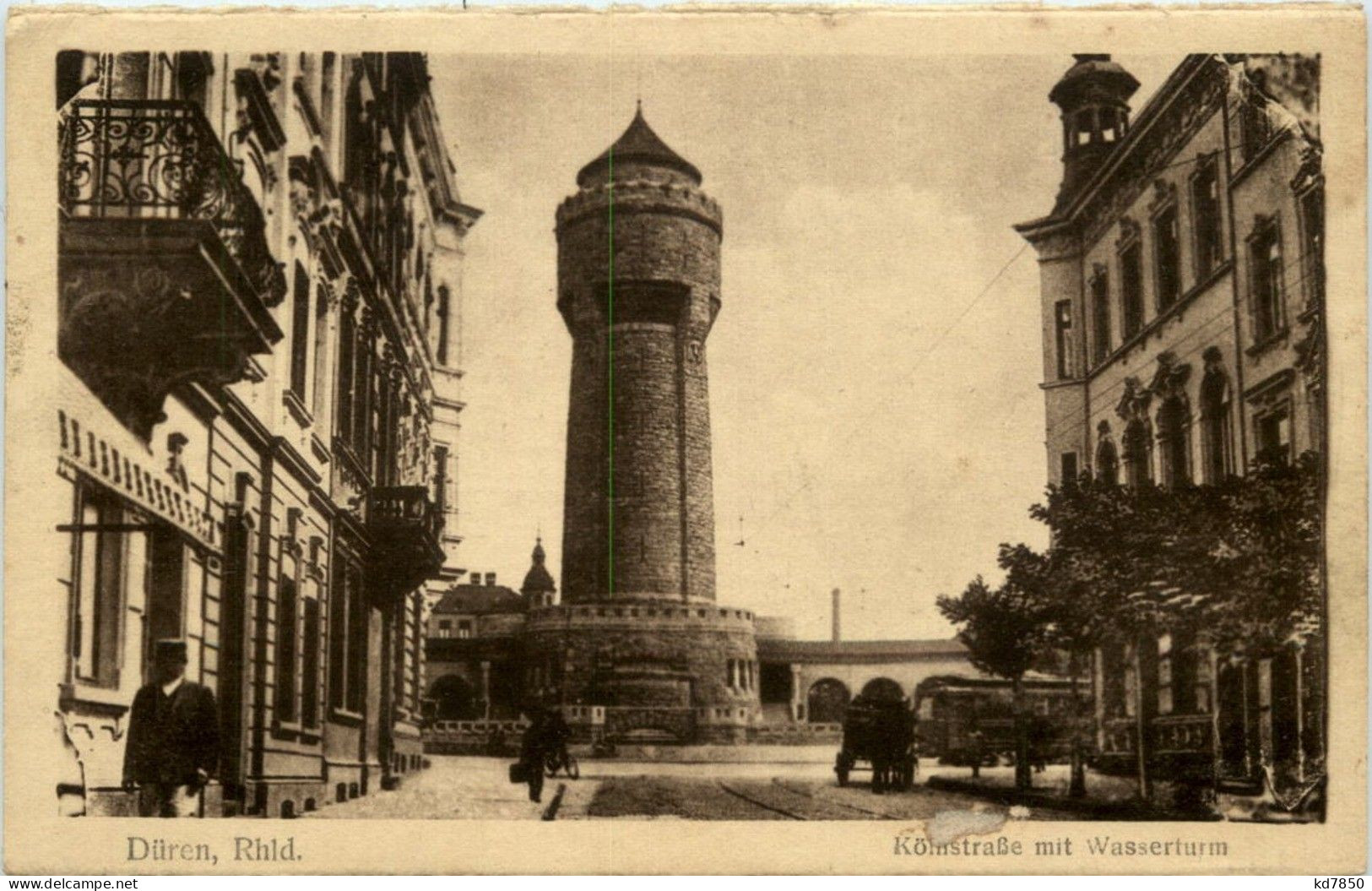 Düren - Kölnstrasse Mit Wasserturm - Dueren
