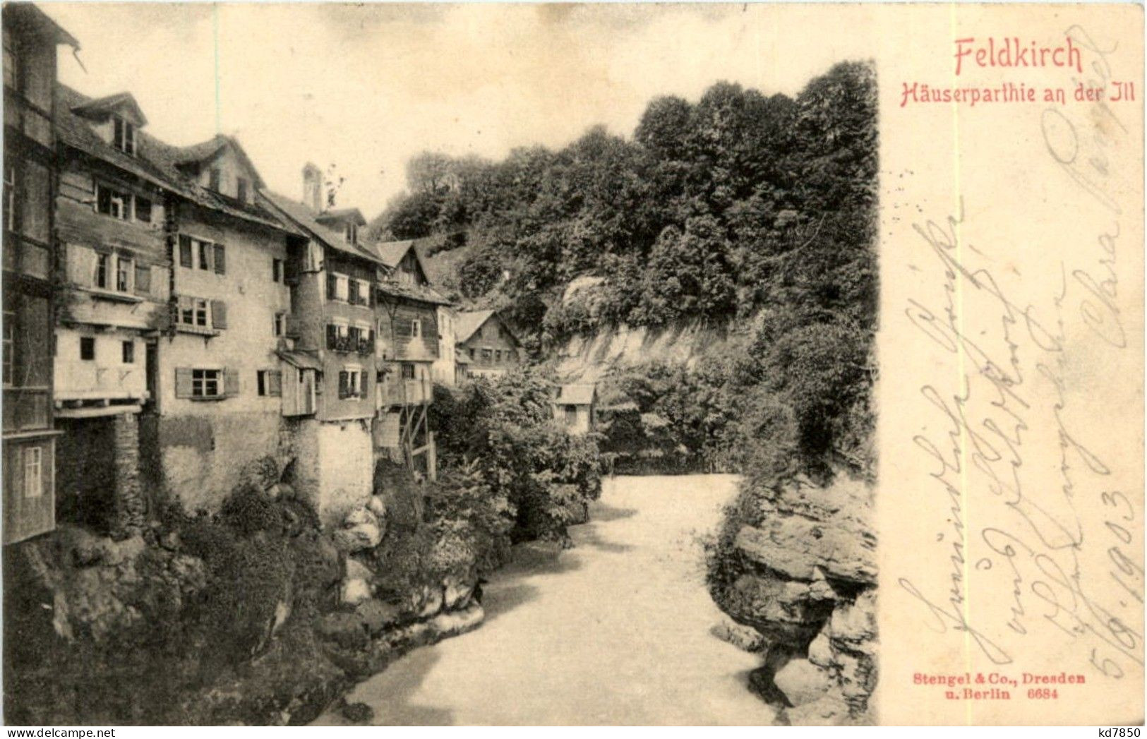 Feldkirch - Häuserpartie An Der Ill - Feldkirch