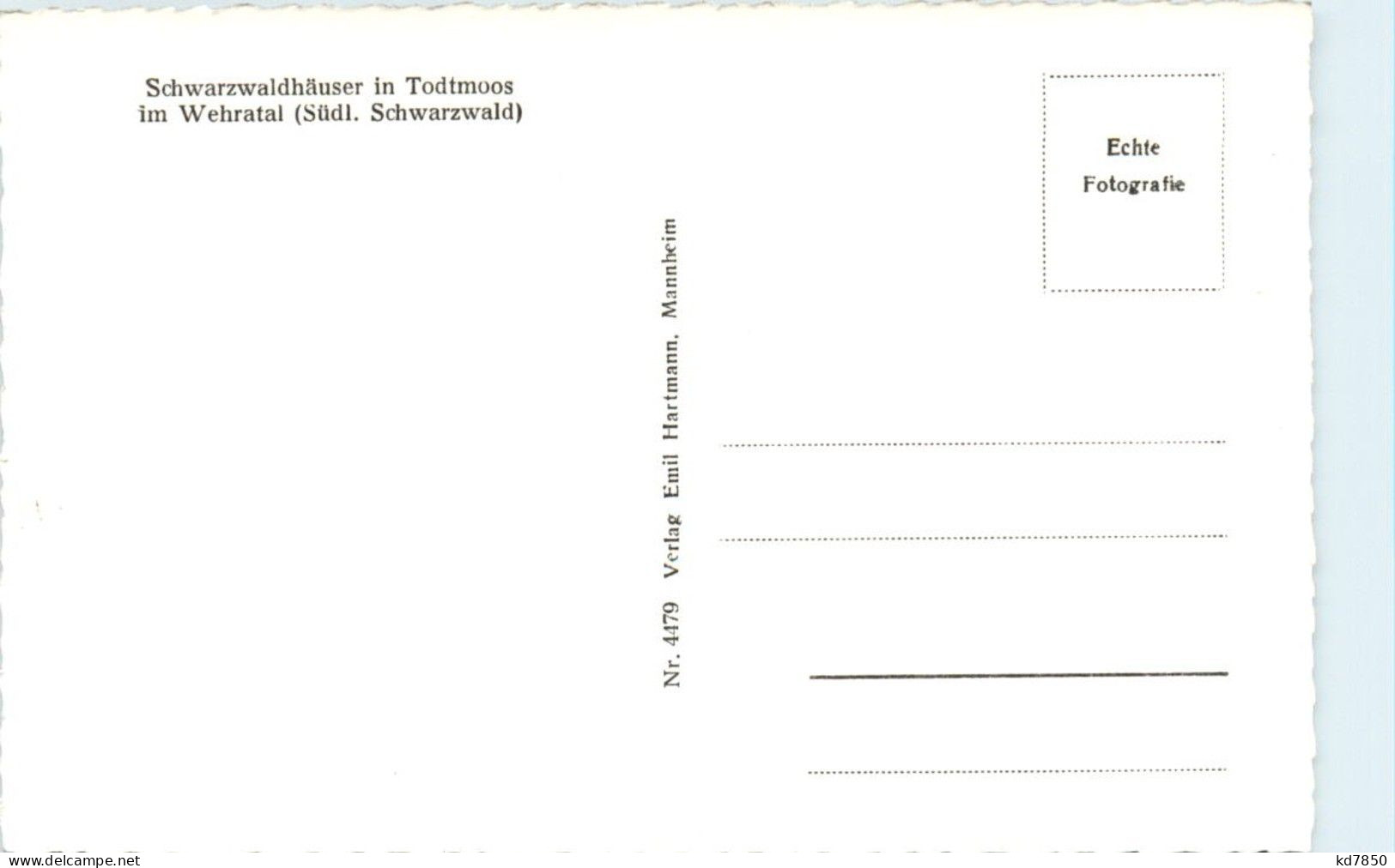 Todtmoos - Schwarzwaldhäuser - Todtmoos