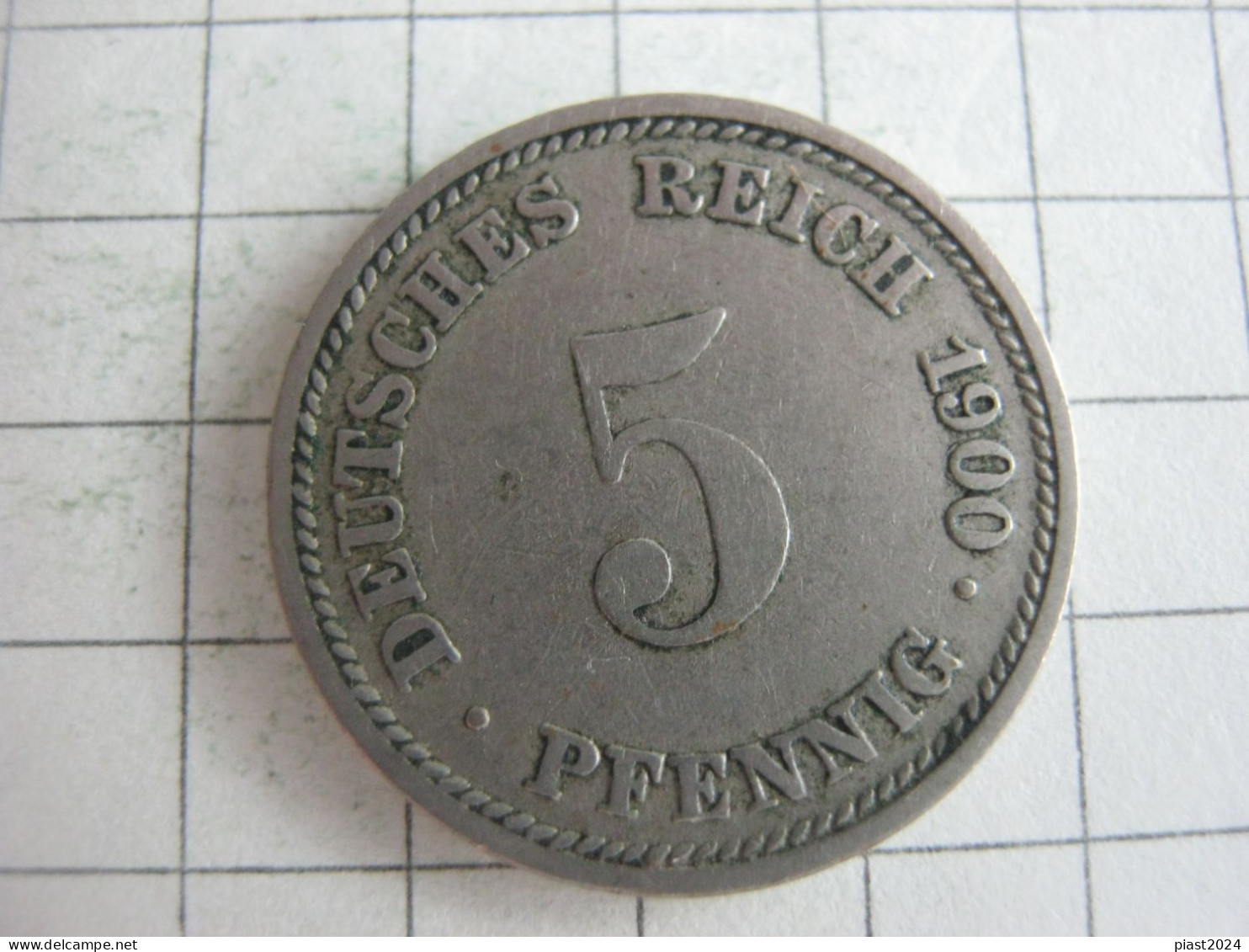 Germany 5 Pfennig 1900 D - 5 Pfennig