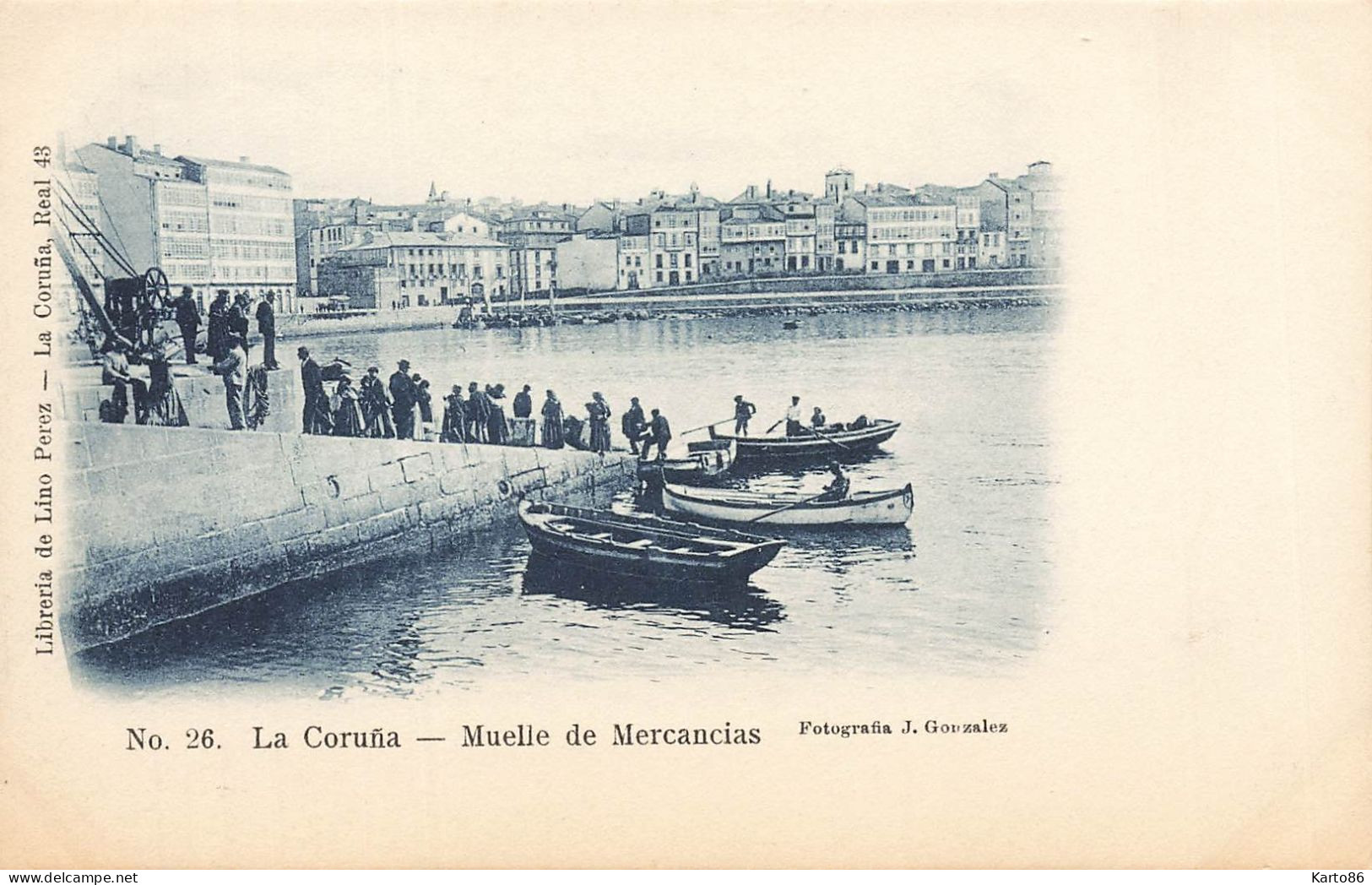 La Coruna * Muelle De Mercancias * Espana La Corogne Galicia - La Coruña