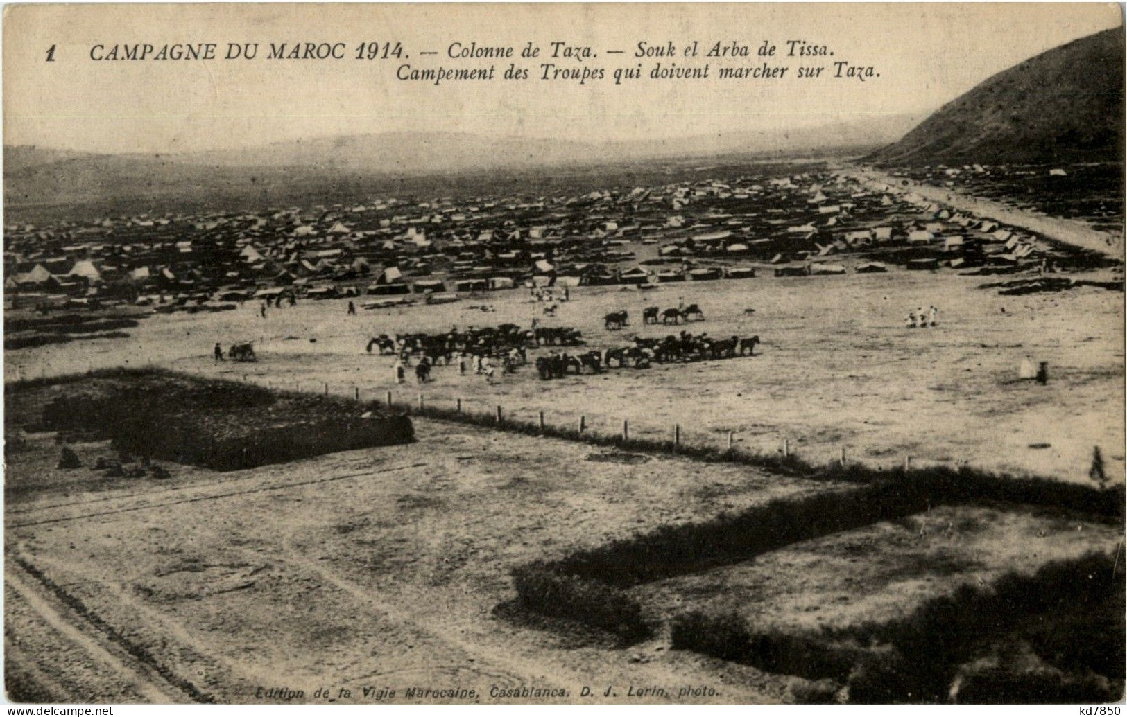 Campagne Du Maroc 1914 - Colonne De Taza - Altri & Non Classificati