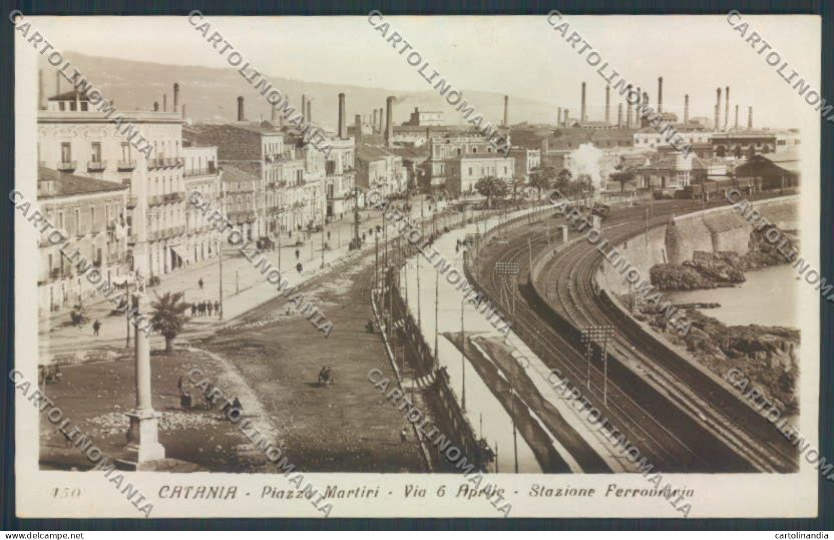 Catania Città Piazza Martiri Foto Cartolina ZB8959 - Catania