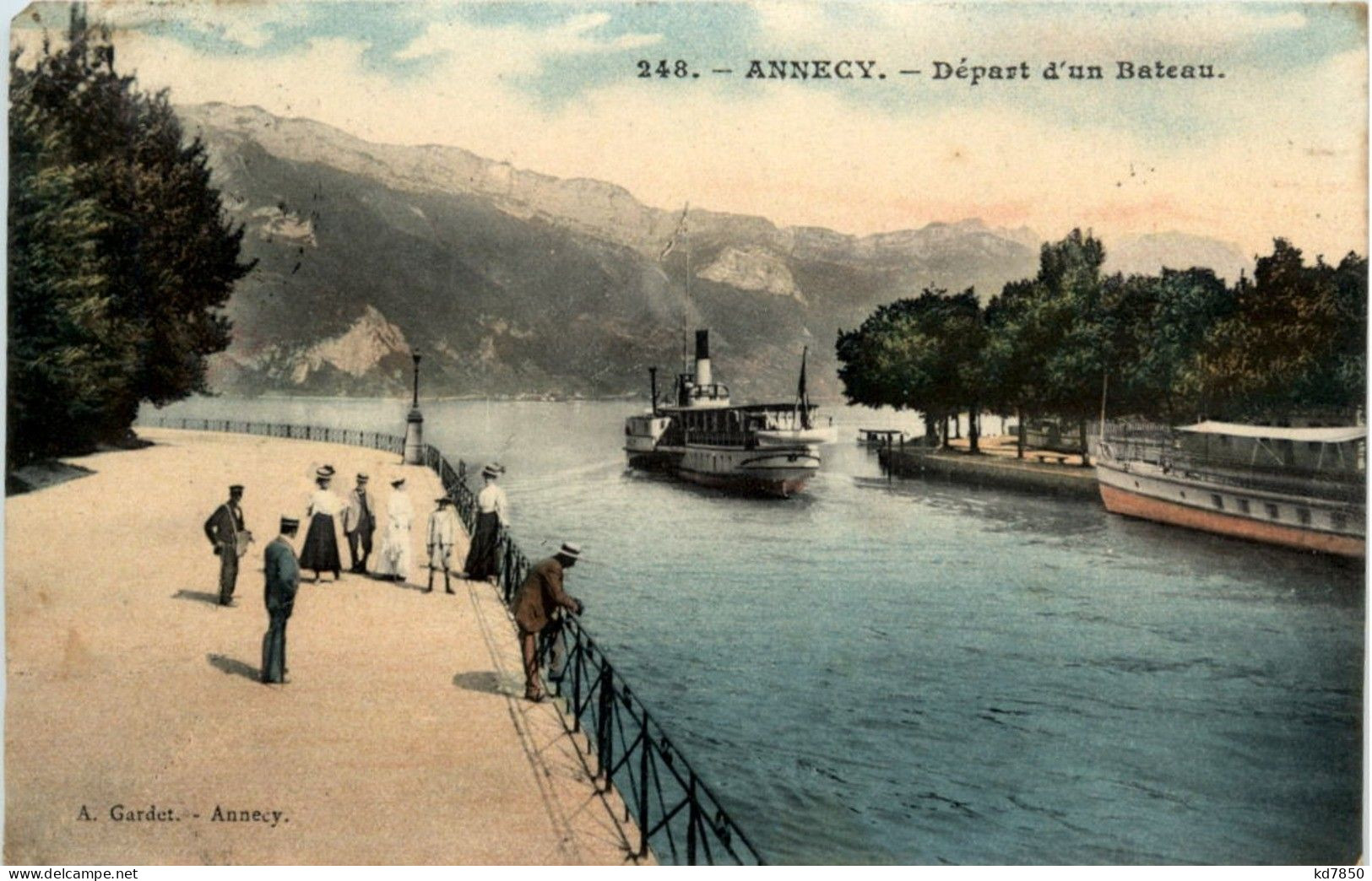 Annecy - Depart D Un Bateau - Annecy