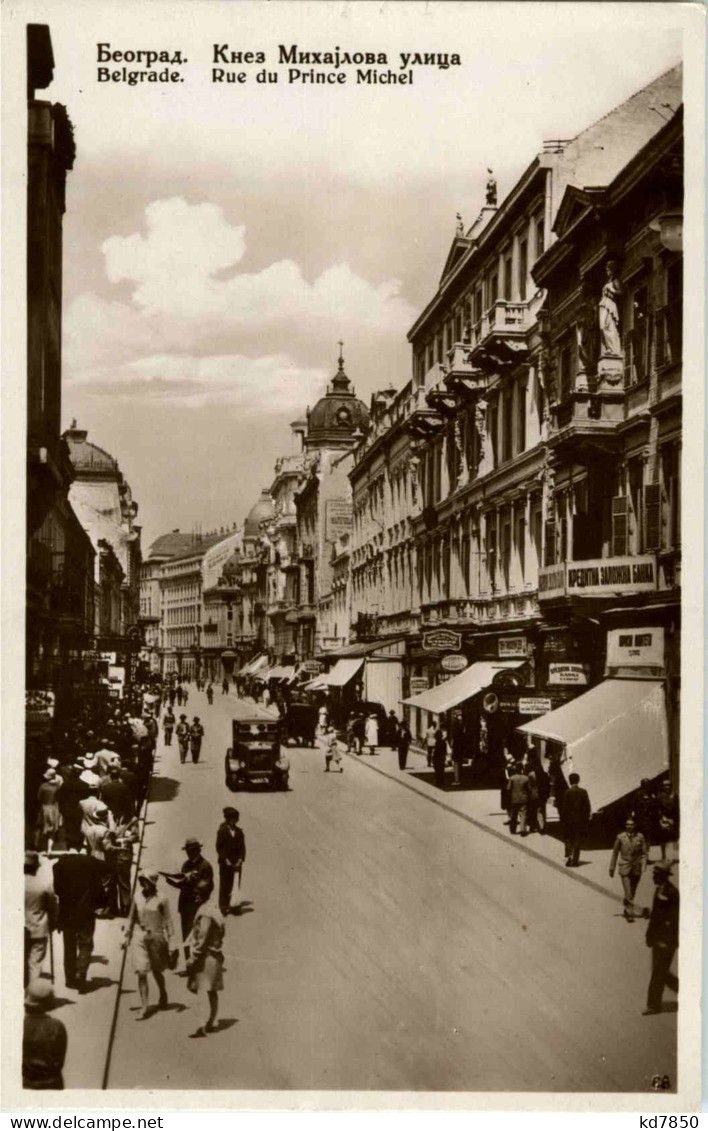 Belgrade - Rue Du Prince Michel - Serbie