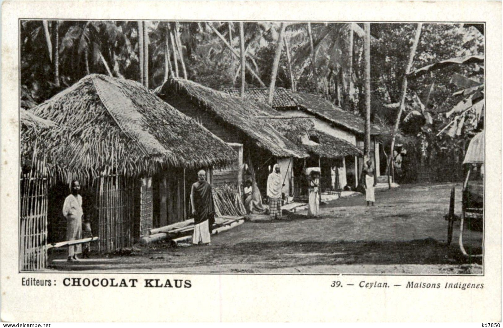 Ceylan - Maisons Indigenes - Sri Lanka (Ceilán)
