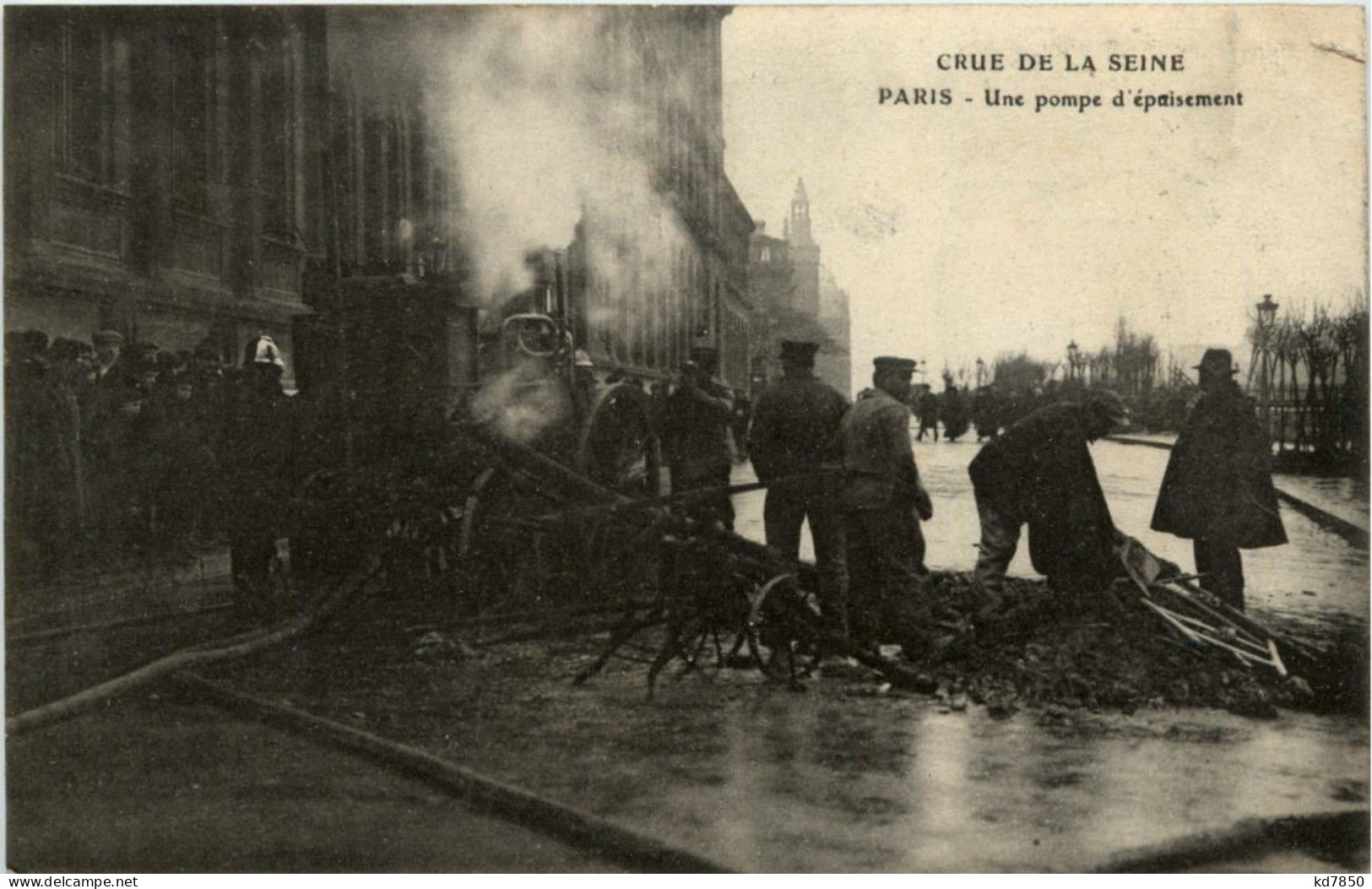 Paris - Crue De La Seine - Überschwemmung 1910