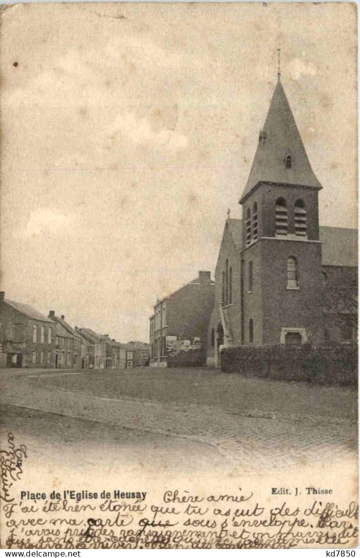 Heusay - Place De L Eglise - Autres & Non Classés