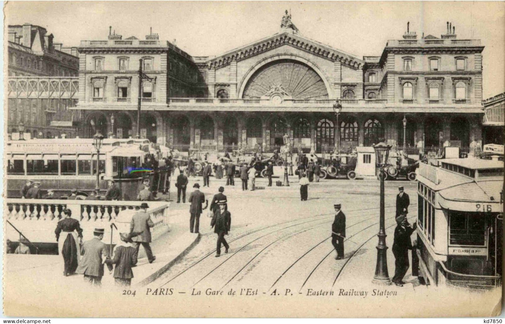 Paris - Gare De L Est - Pariser Métro, Bahnhöfe