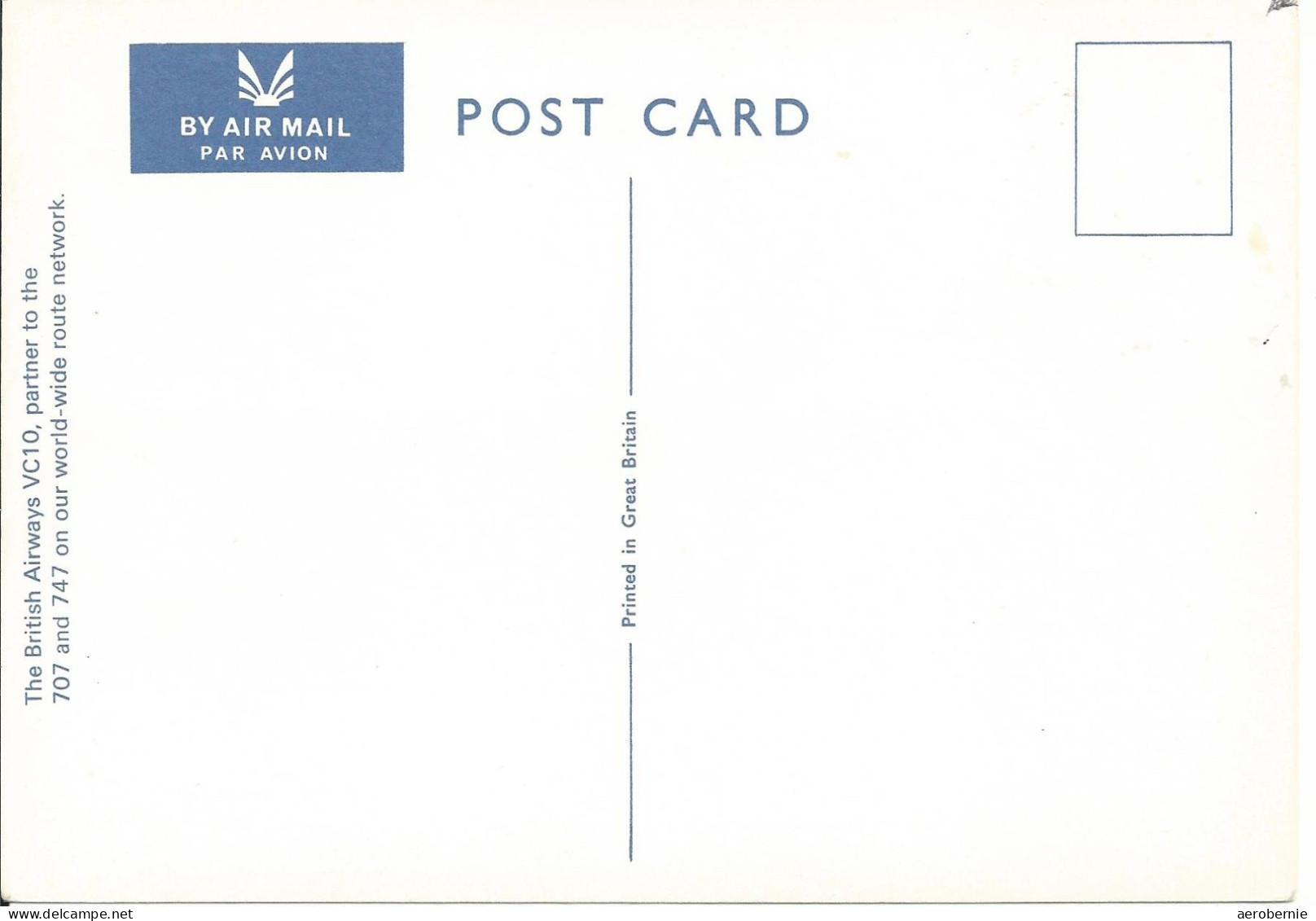 BRITISH AIRWAYS - VC10 (Airline Issue) - 1946-....: Modern Tijdperk