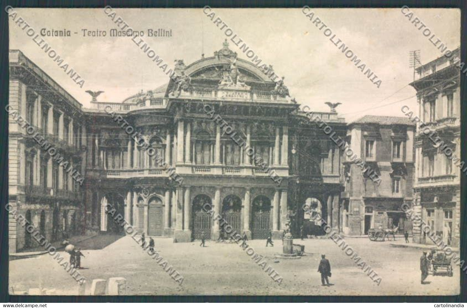 Catania Città Teatro Bellini Cartolina ZB8764 - Catania