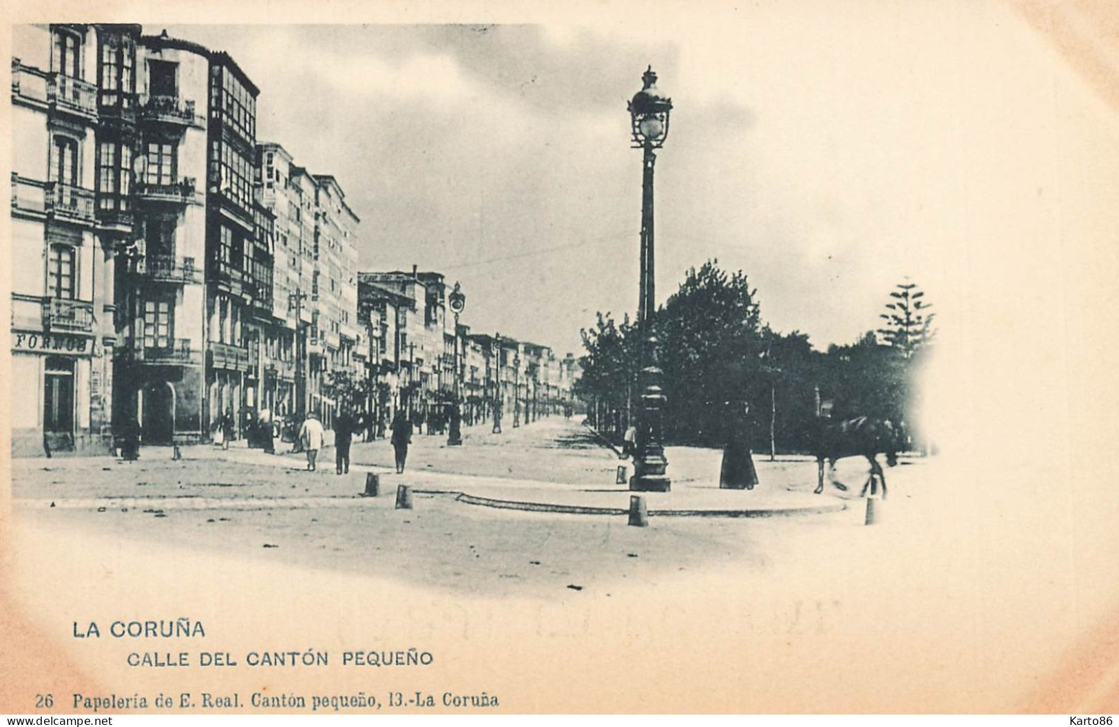 La Coruna * Calle Del Canton Pequeno * Espana La Corogne Galicia - La Coruña