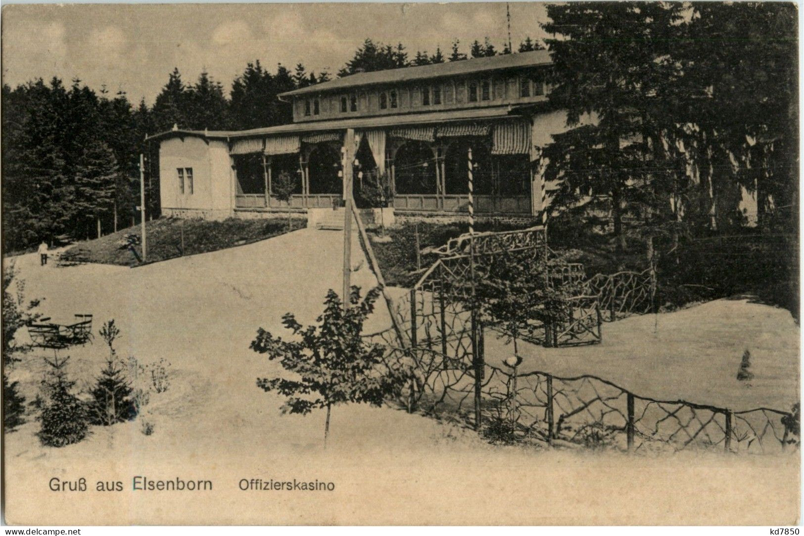 Gruss Aus Elsenborn - Offizierskasino - Elsenborn (Kamp)