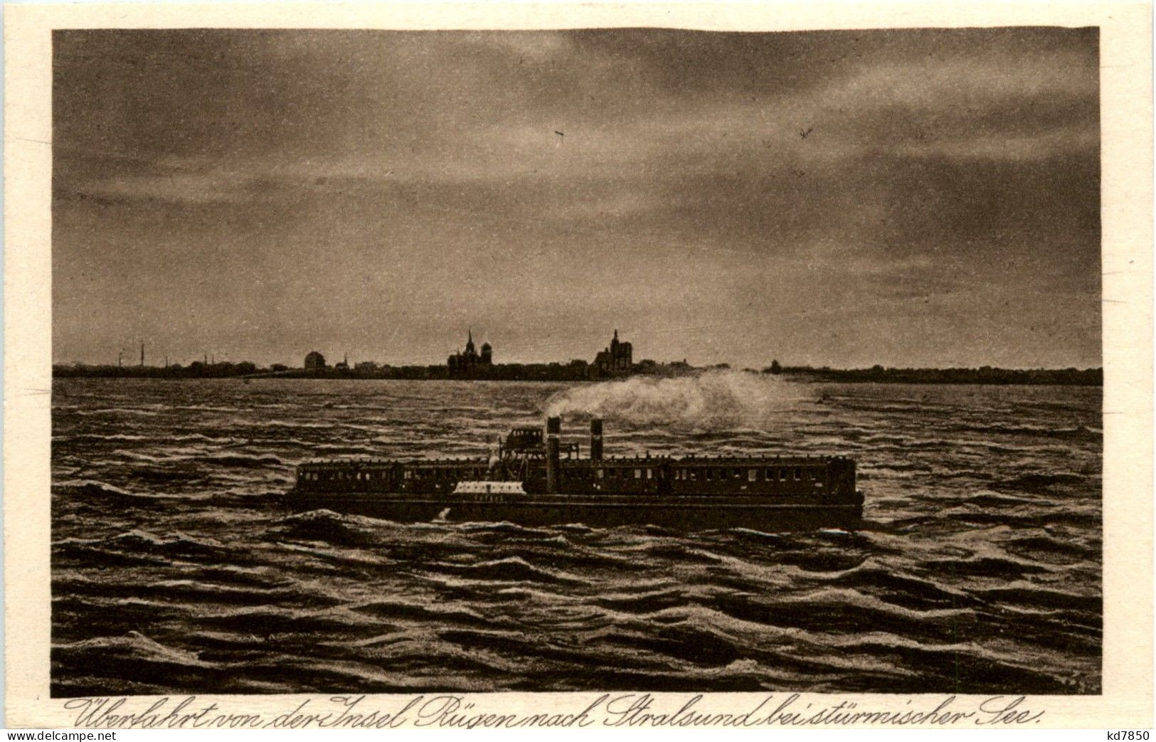 Stralsund - Überfahrt Von Der Insel Rügen Nach Stralsund Bei Stürmischer See - Stralsund