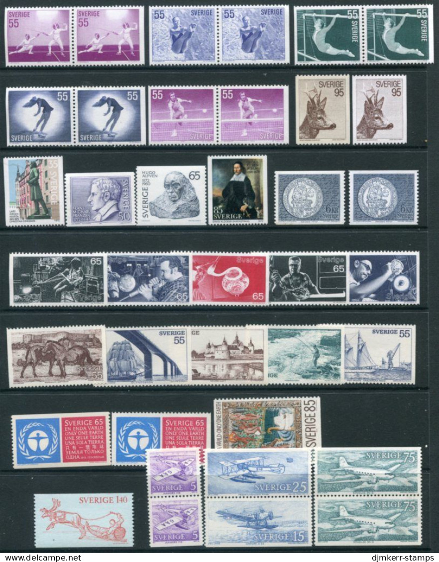 SWEDEN 1972 Complete Issues MNH / **.  Michel 737-89 - Nuevos