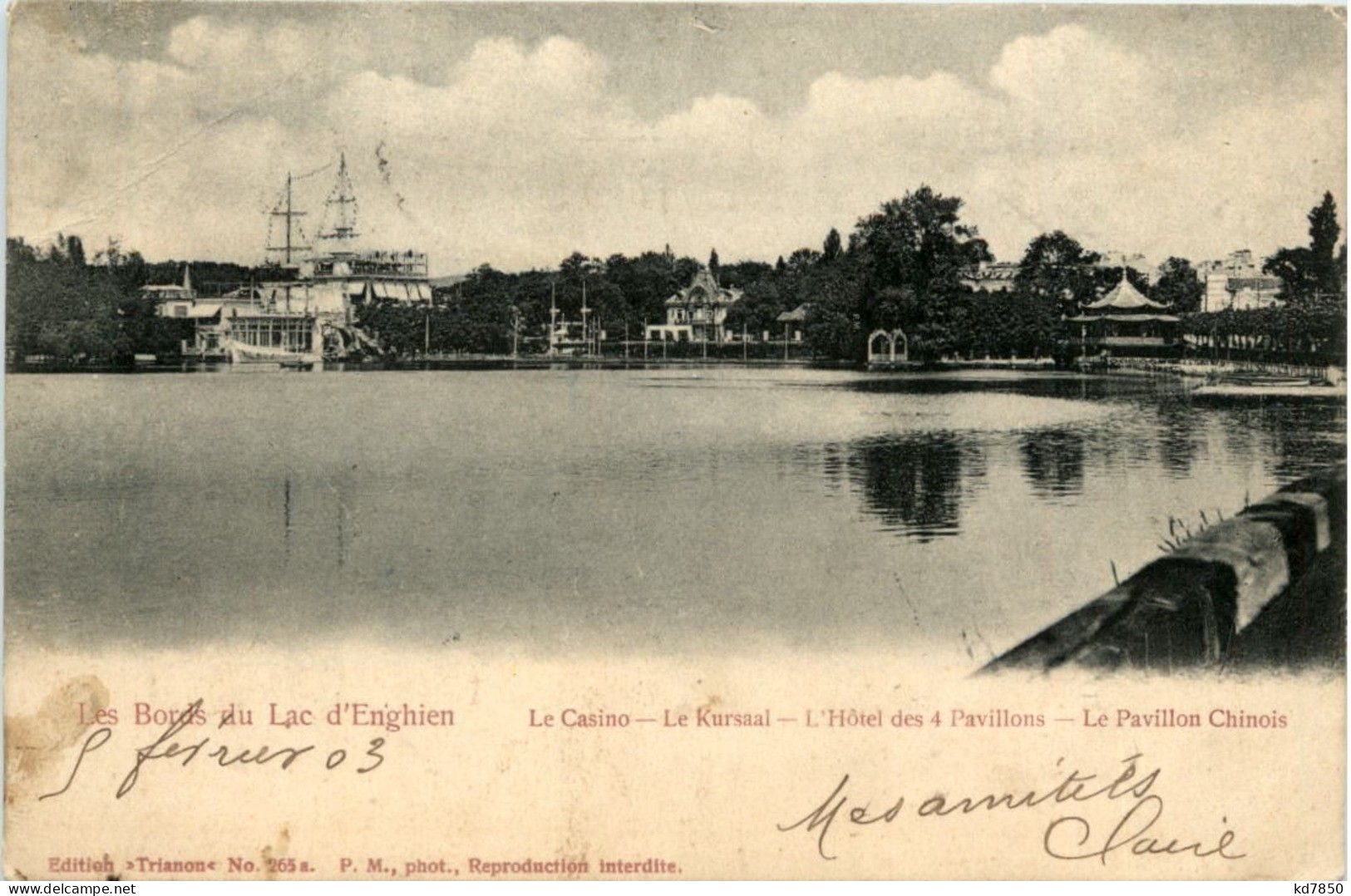 Enghien Les Bains - Les Bords Du Lac - Enghien Les Bains