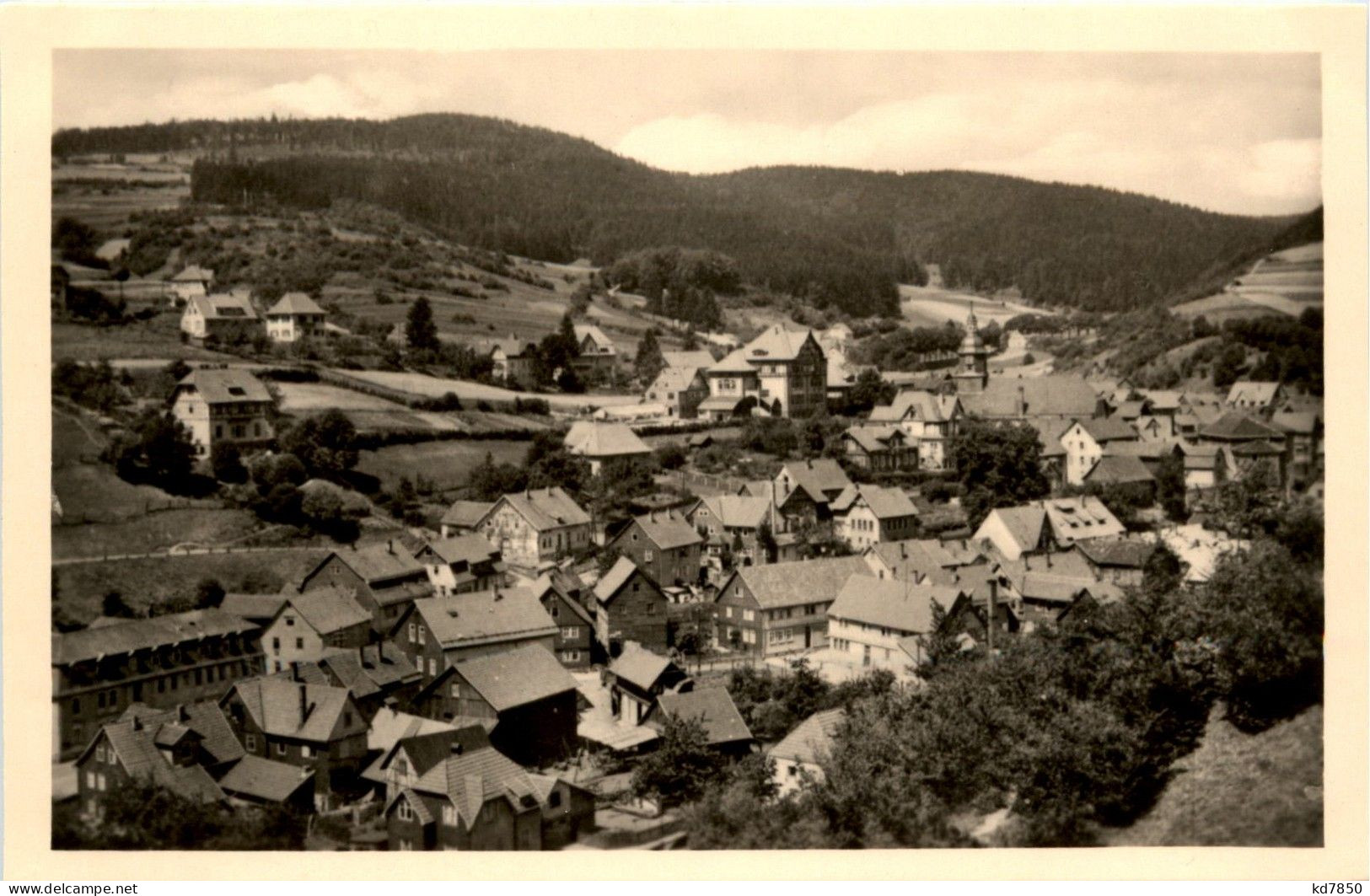 Luftkurort Doppenheim (Kleinschmalkalden), Blick Von Der Hohen Warte Auf Pappenheim - Schmalkalden